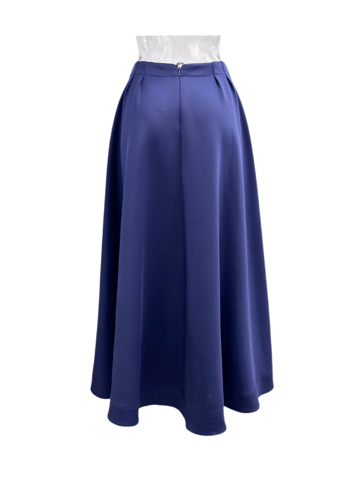 Midi Skirt with Pockets in Navy - GREENIES