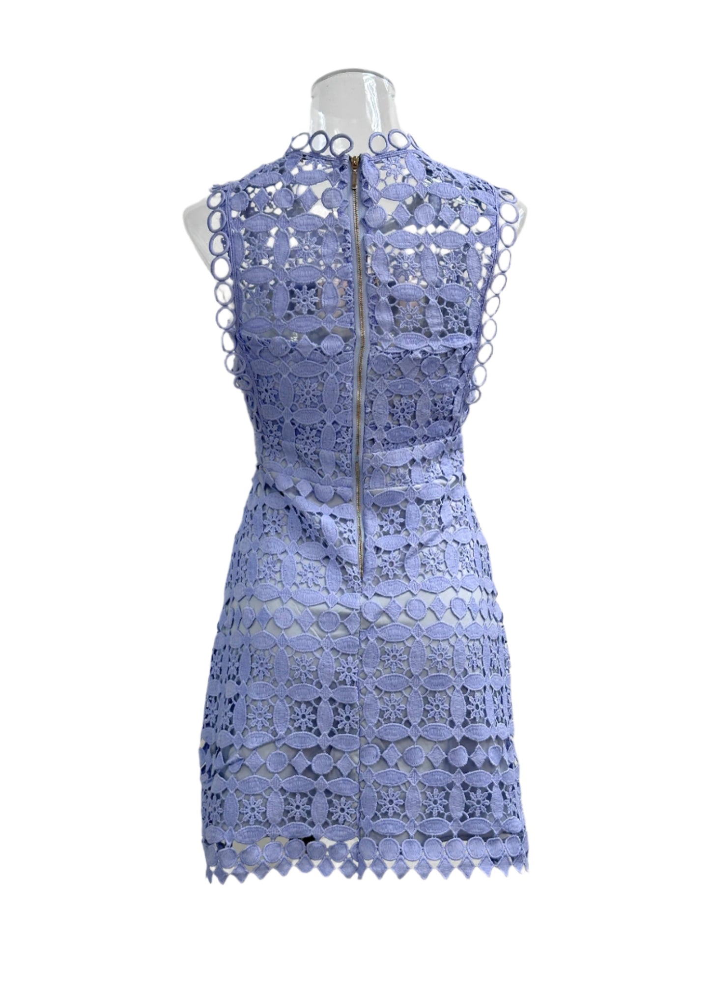 Crochet Dress in Baby Blue - GREENIES