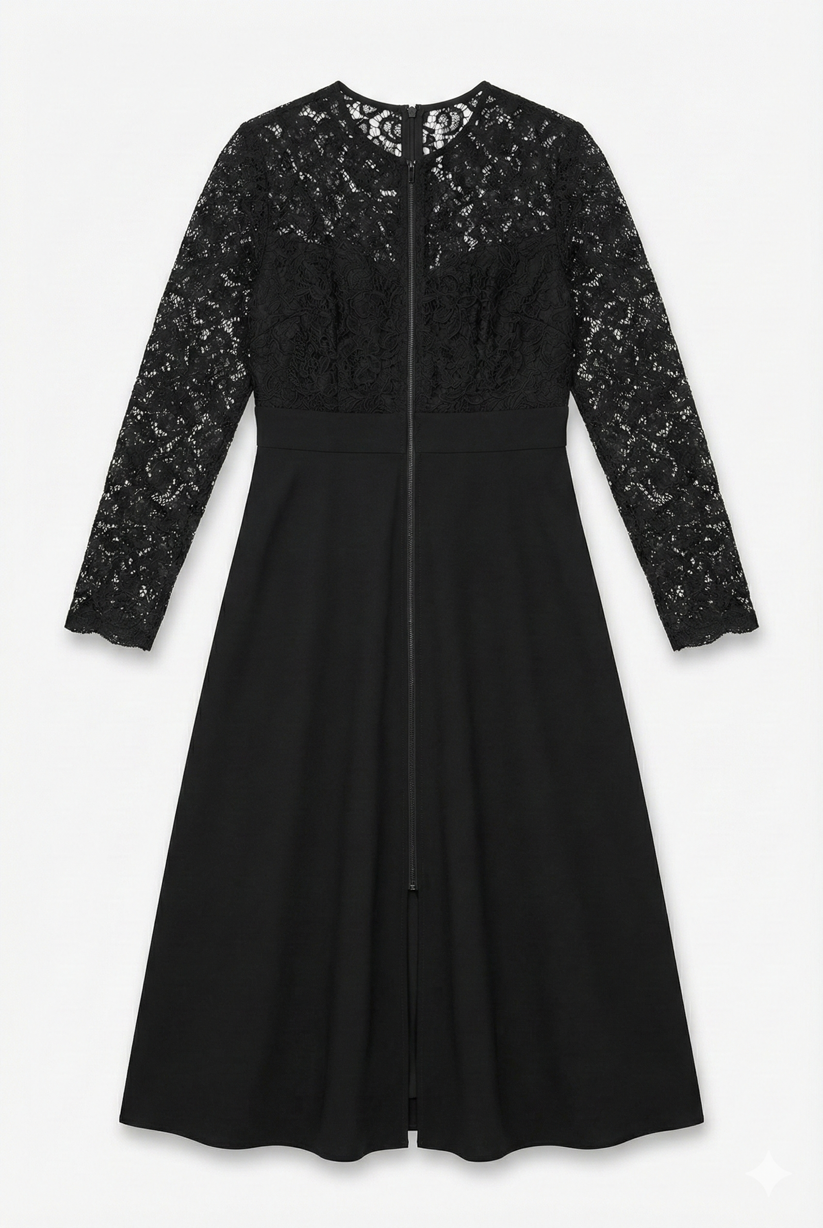 white floral lace shift dress No Comparison Ivory Floral Embroidered Mini Shift Dress main image 1