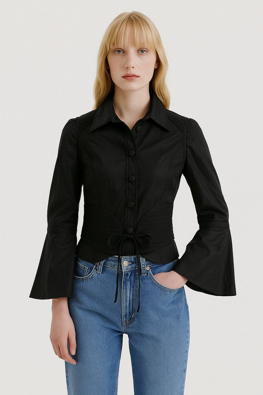 Black Quilted Jacket - GREENIES