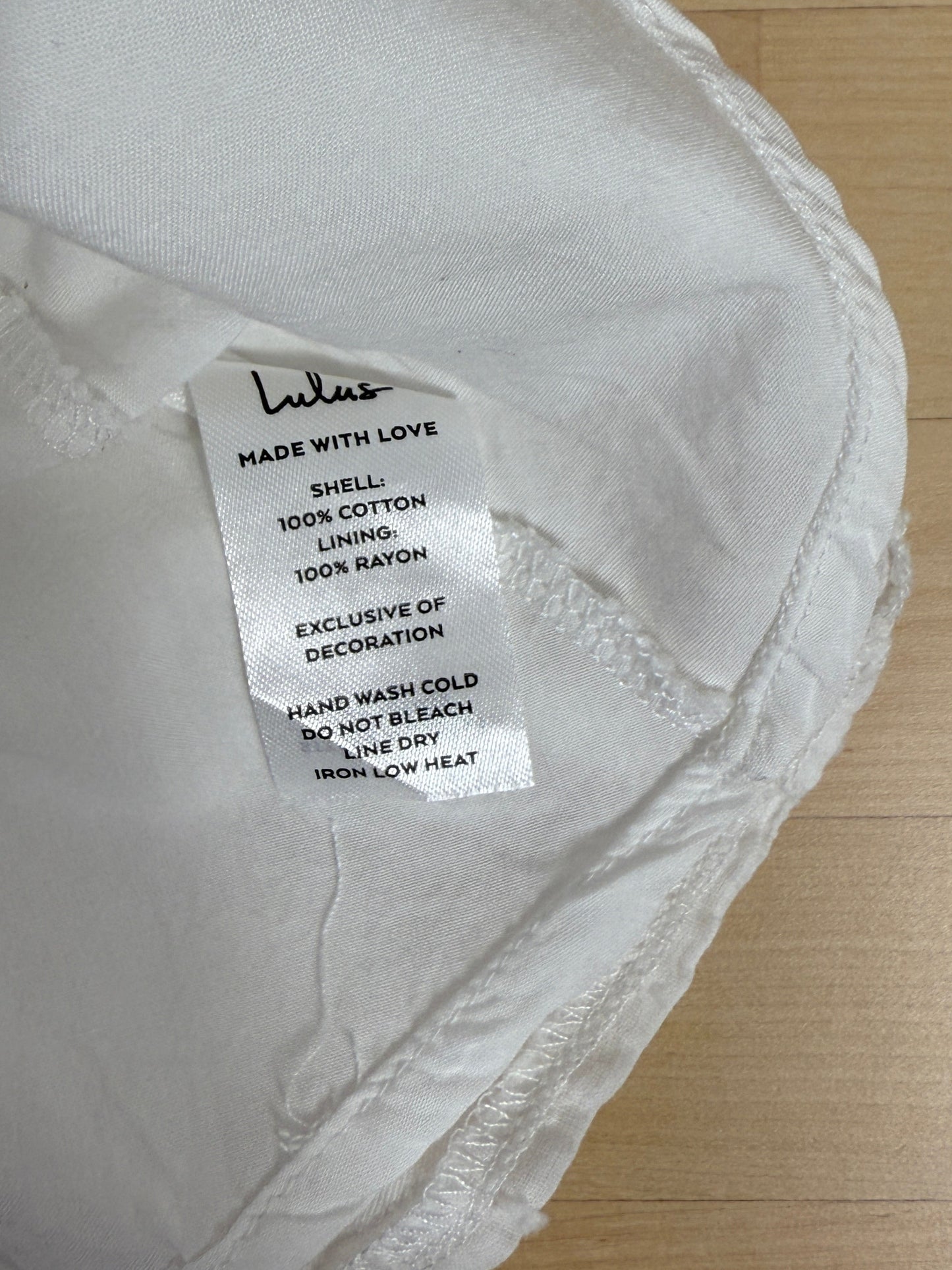 White Tiered Swiss‑Dot Lace Dress - GREENIES