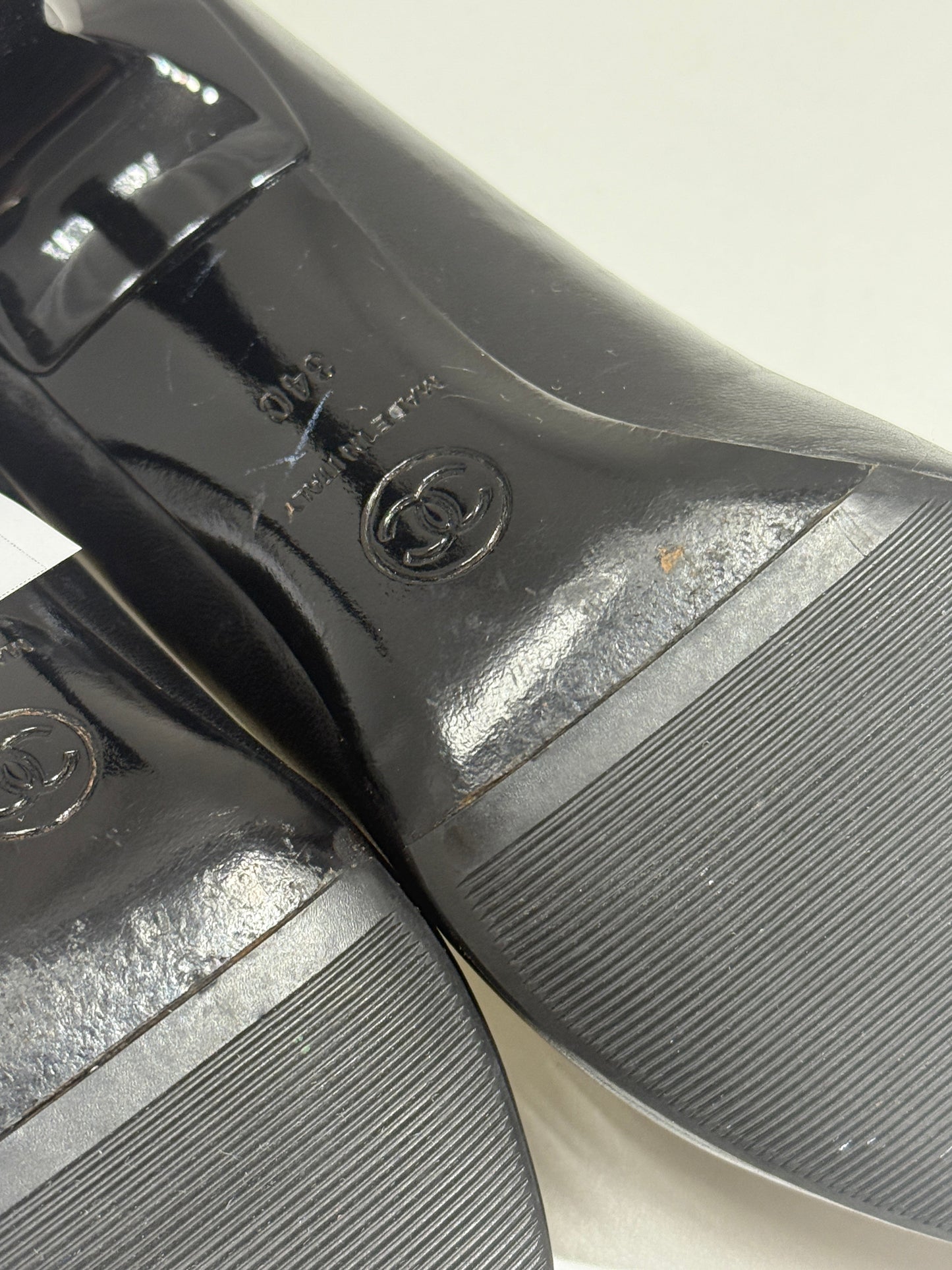 Black Pointed Leather Kitten Heels - GREENIES