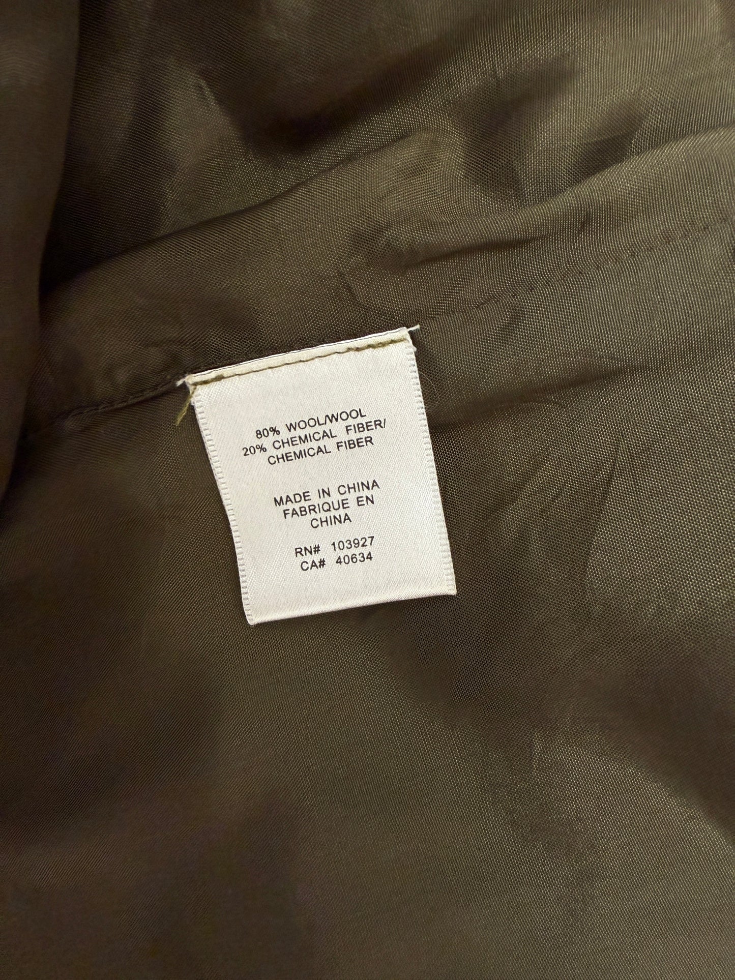 Olive Floral Trimmed Jacket - GREENIES