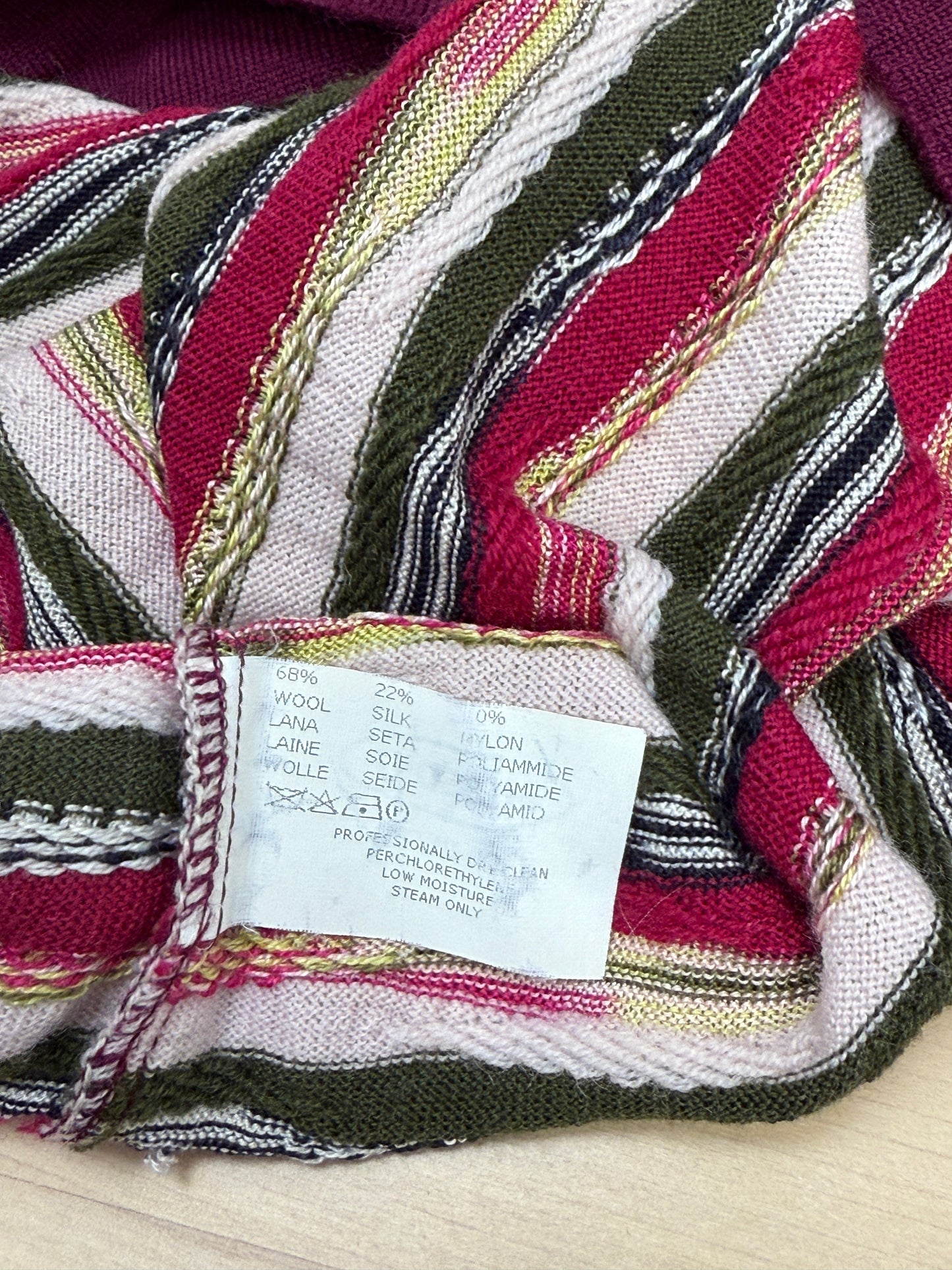 Multicolor Wool Sleeveless Polo Top - GREENIES