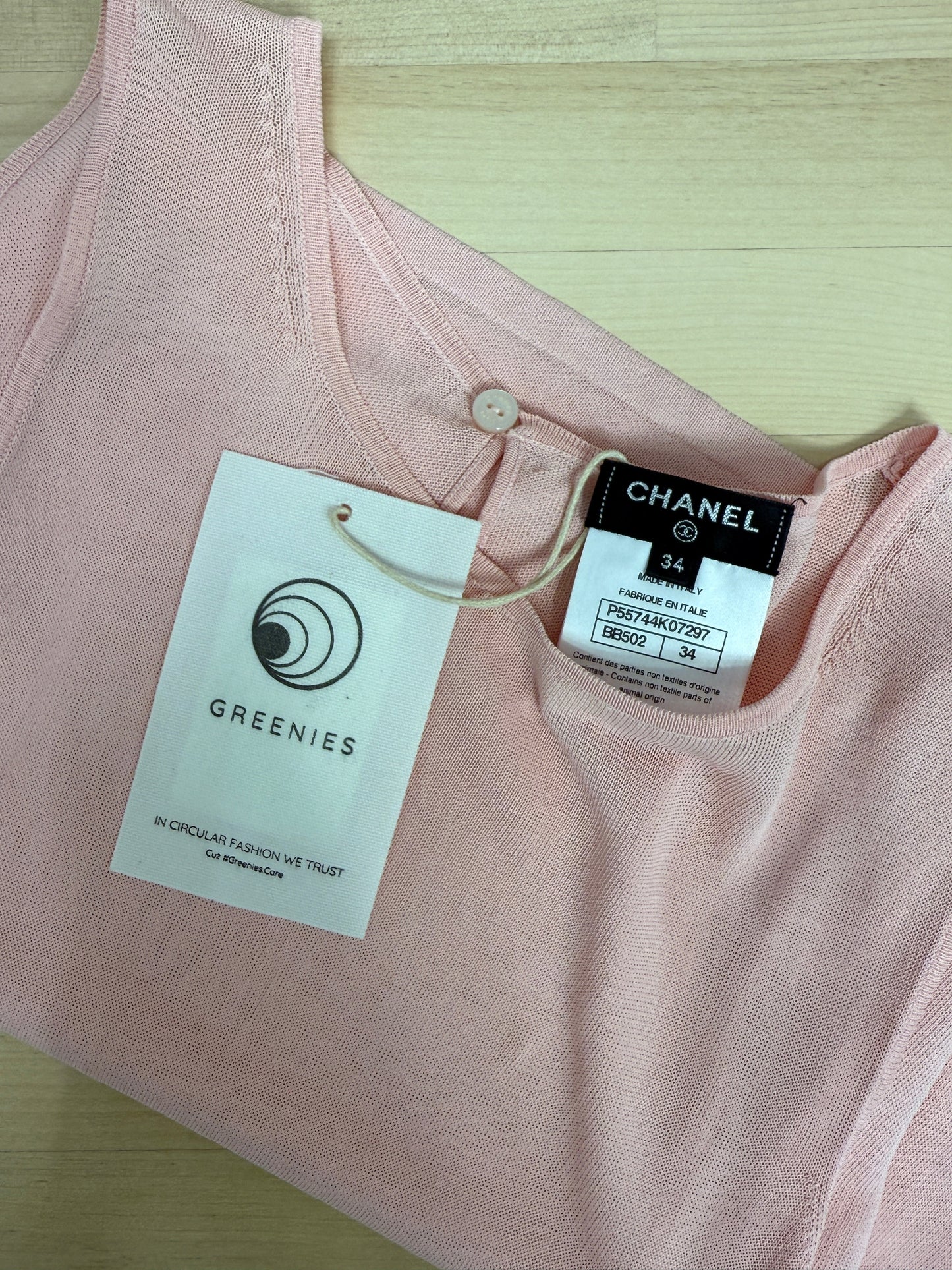 Blush Sleeveless Knit Mini Dress - GREENIES