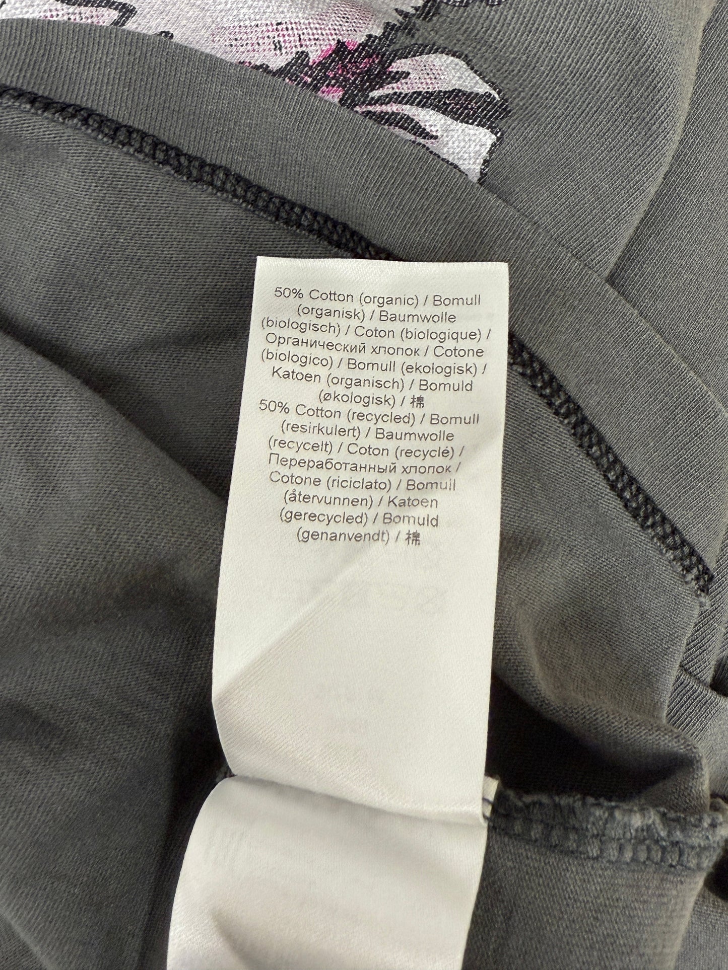 Gray Lamb Print Graphic Tee - GREENIES