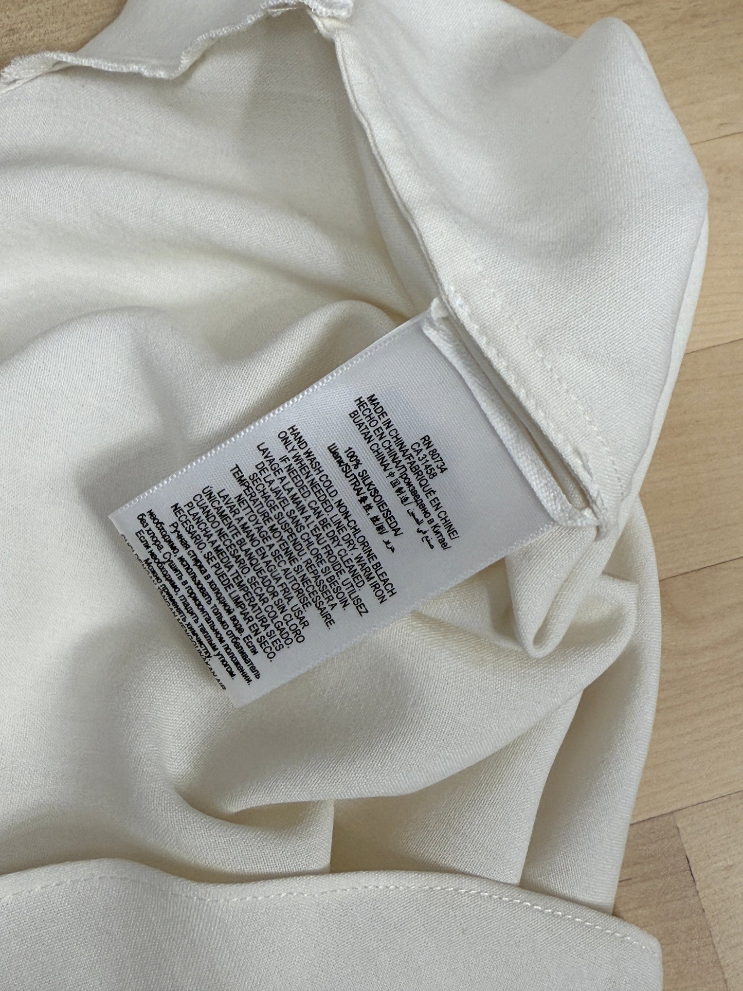 White Sleeveless Keyhole Blouse - GREENIES