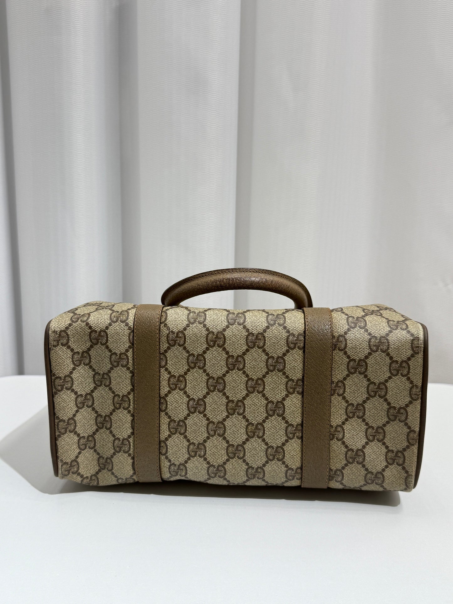 Beige Monogram Boston Bag - GREENIES