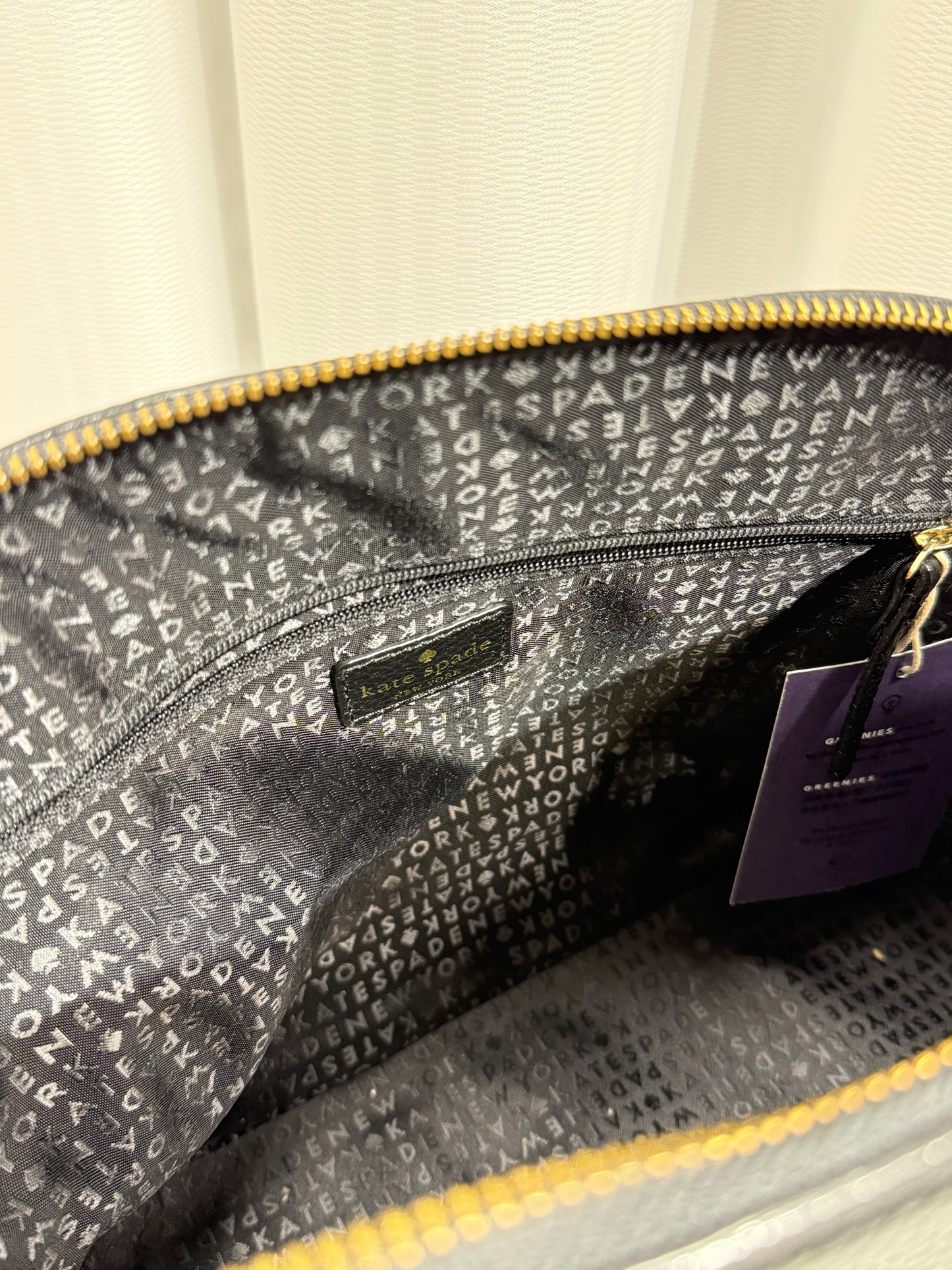 Textured Black Dome Leather Bag - GREENIES