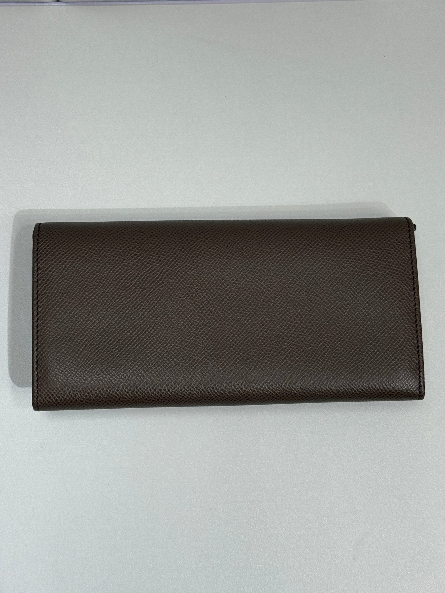 Taupe Textured Gold Bar Wallet - GREENIES