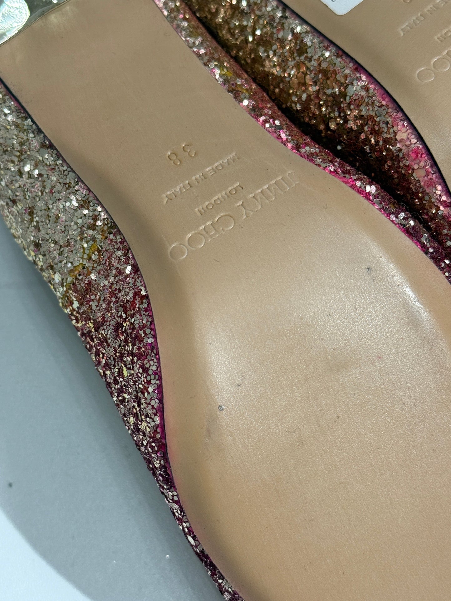 Glitter Ombre Pointed Toe Heels - GREENIES