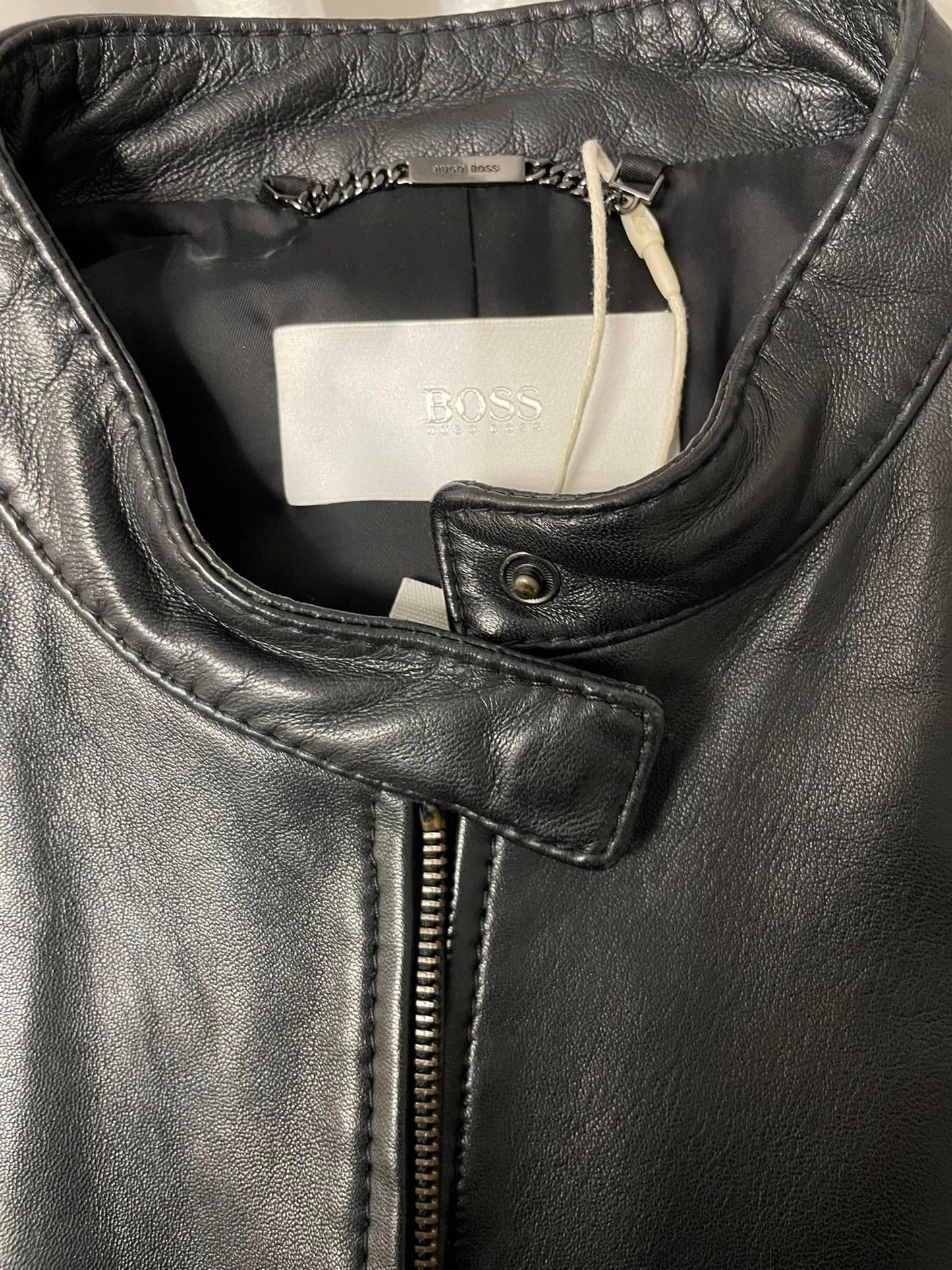Classic Black Leather Jacket - GREENIES