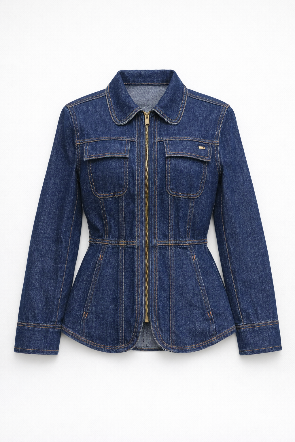 Blue Organic Cotton Denim Jacket