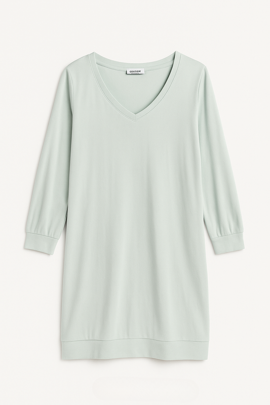 Mint Green Lightweight Longline Top - GREENIES