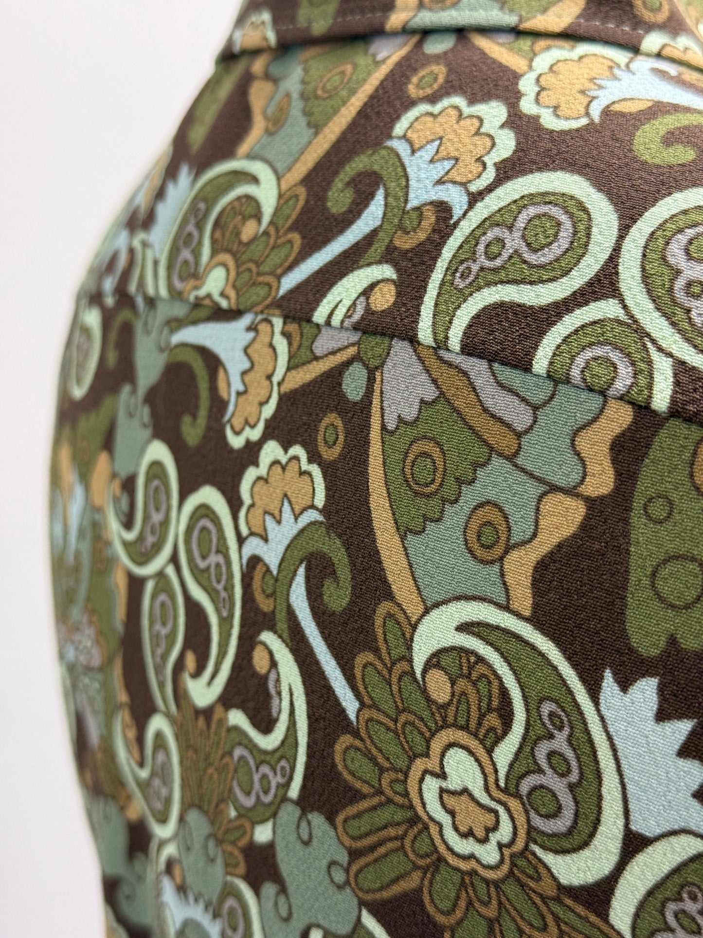 GREENIES Chloé Multicolor Brown Paisley Print Blouse