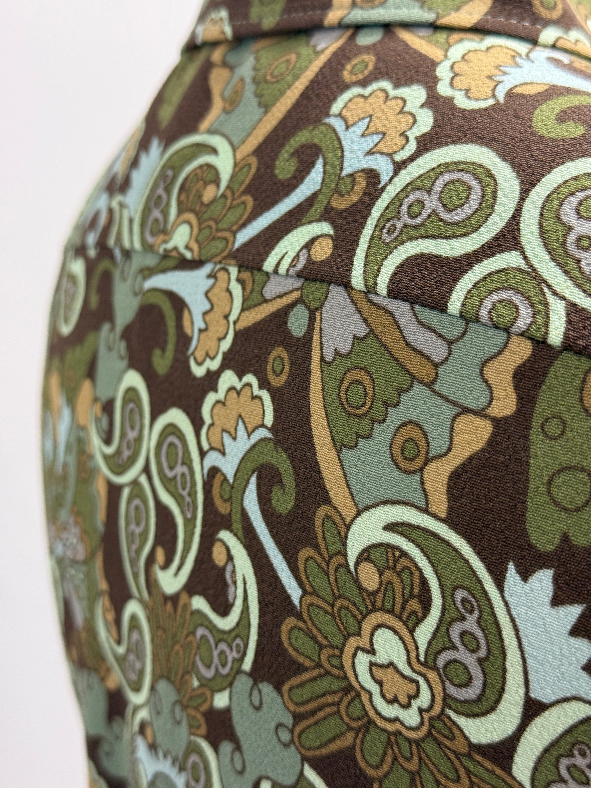 GREENIES Chloé Multicolor Brown Paisley Print Blouse