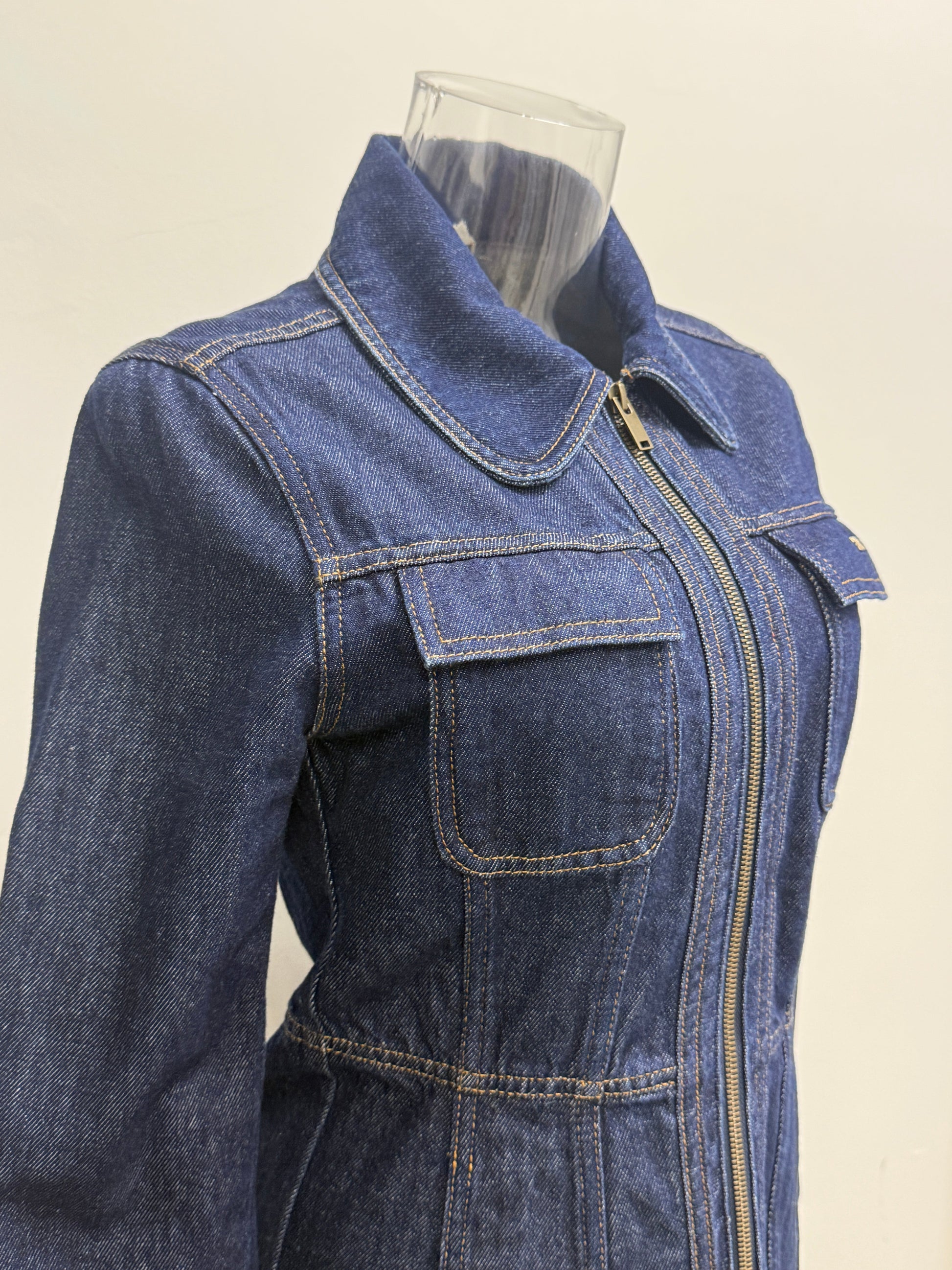 GREENIES Sonia Rykiel Blue Organic Cotton Denim Jacket