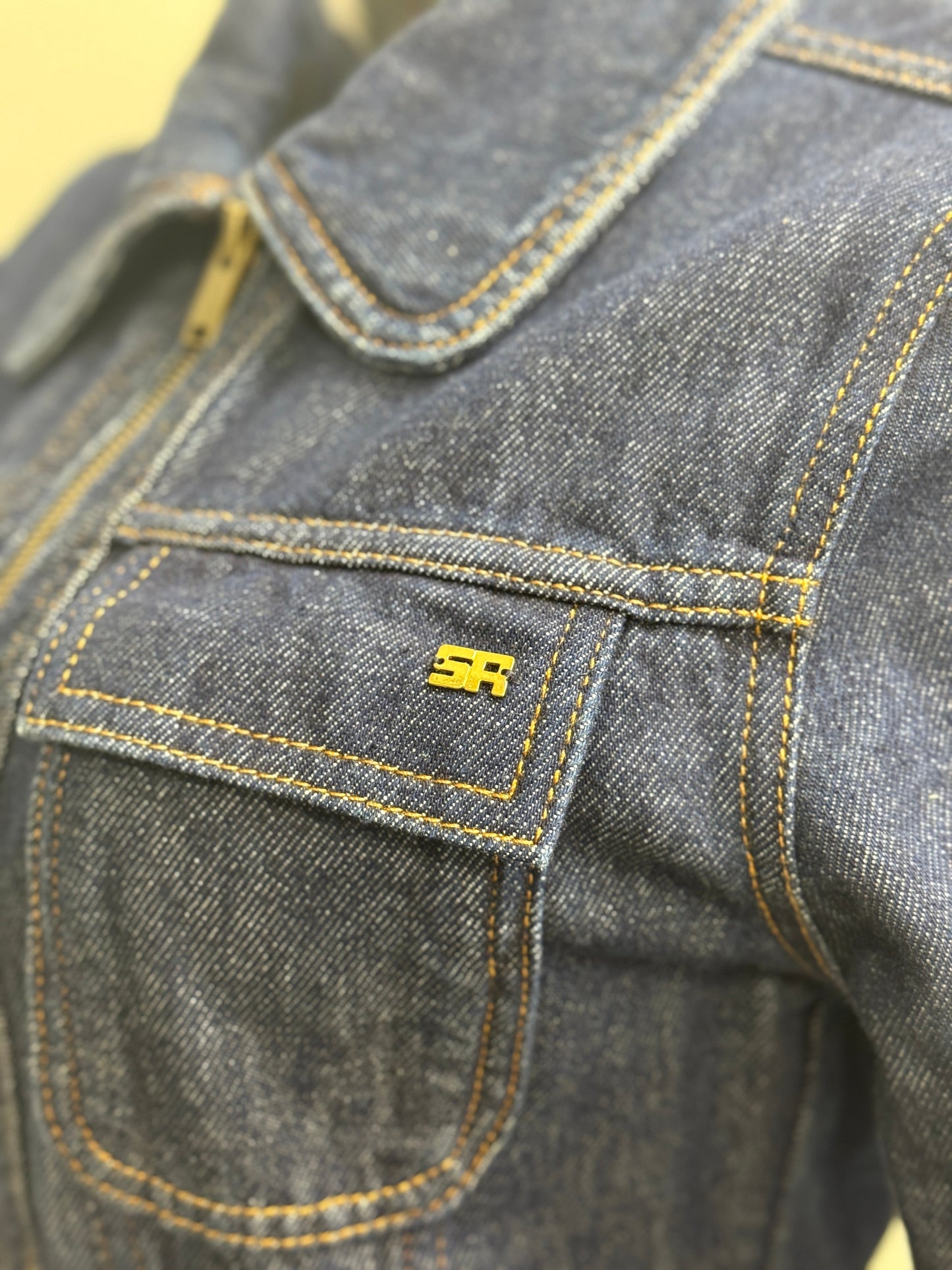 GREENIES Sonia Rykiel Blue Organic Cotton Denim Jacket