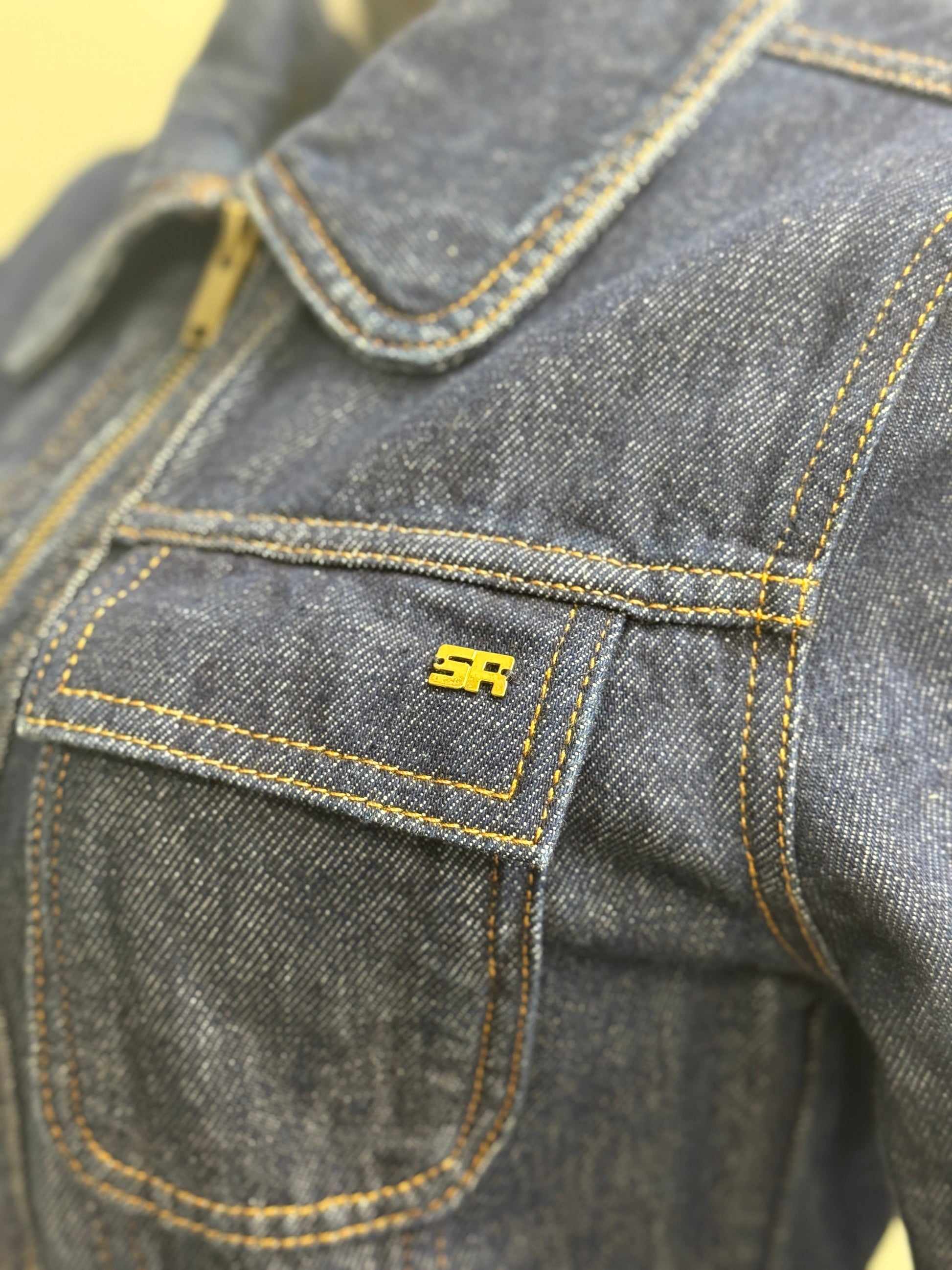 GREENIES Sonia Rykiel Blue Organic Cotton Denim Jacket