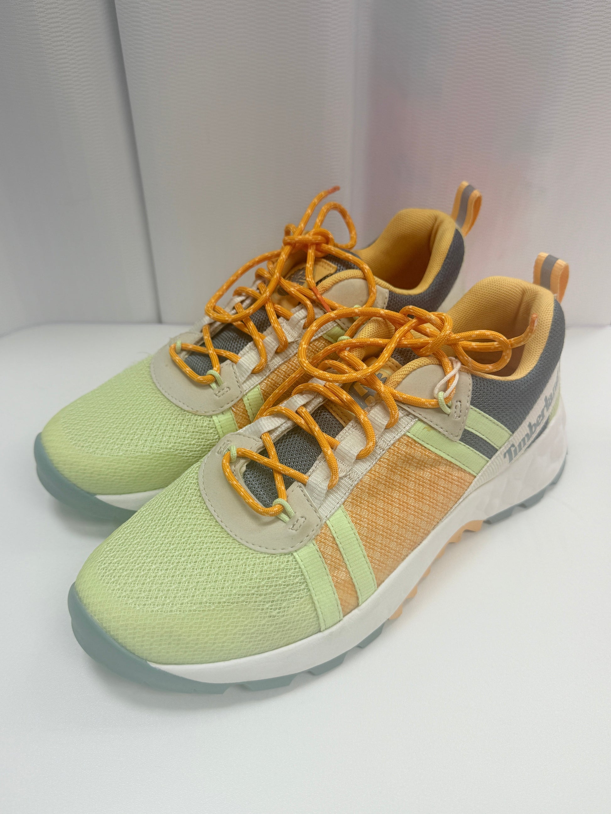 GREENIES Timberland Green Gray Mesh Trail Sneakers