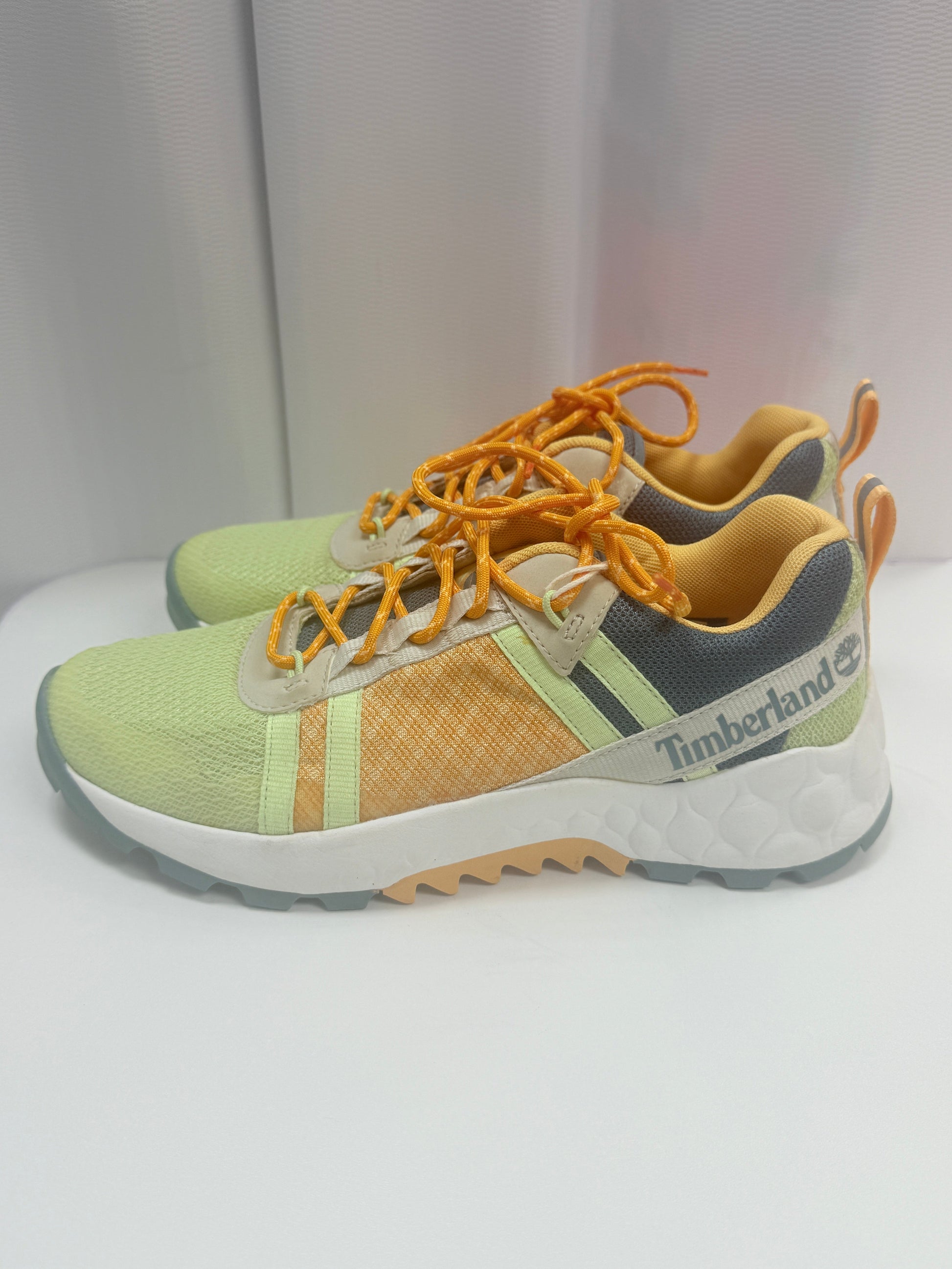 GREENIES Timberland Green Gray Mesh Trail Sneakers