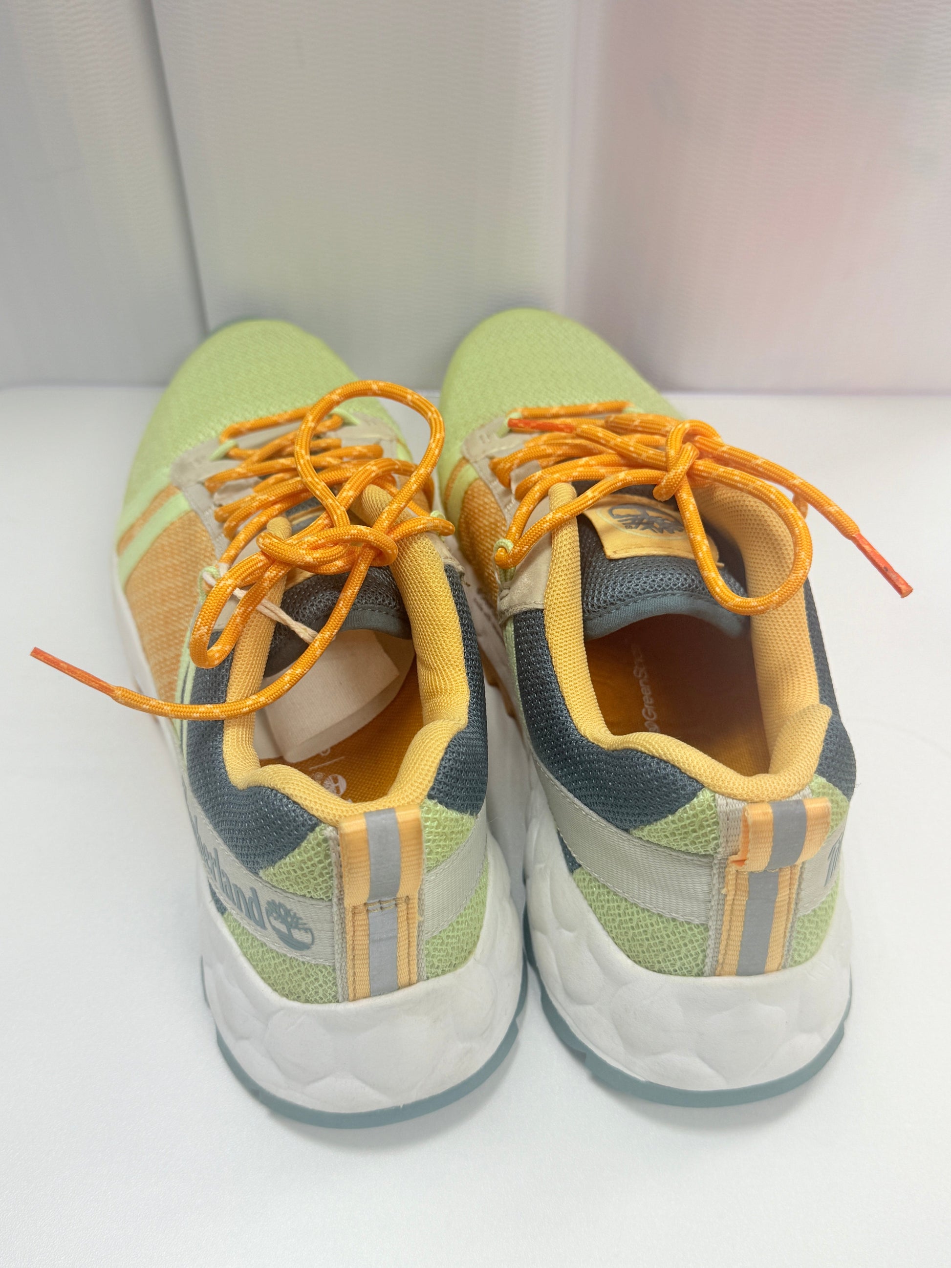 GREENIES Timberland Green Gray Mesh Trail Sneakers