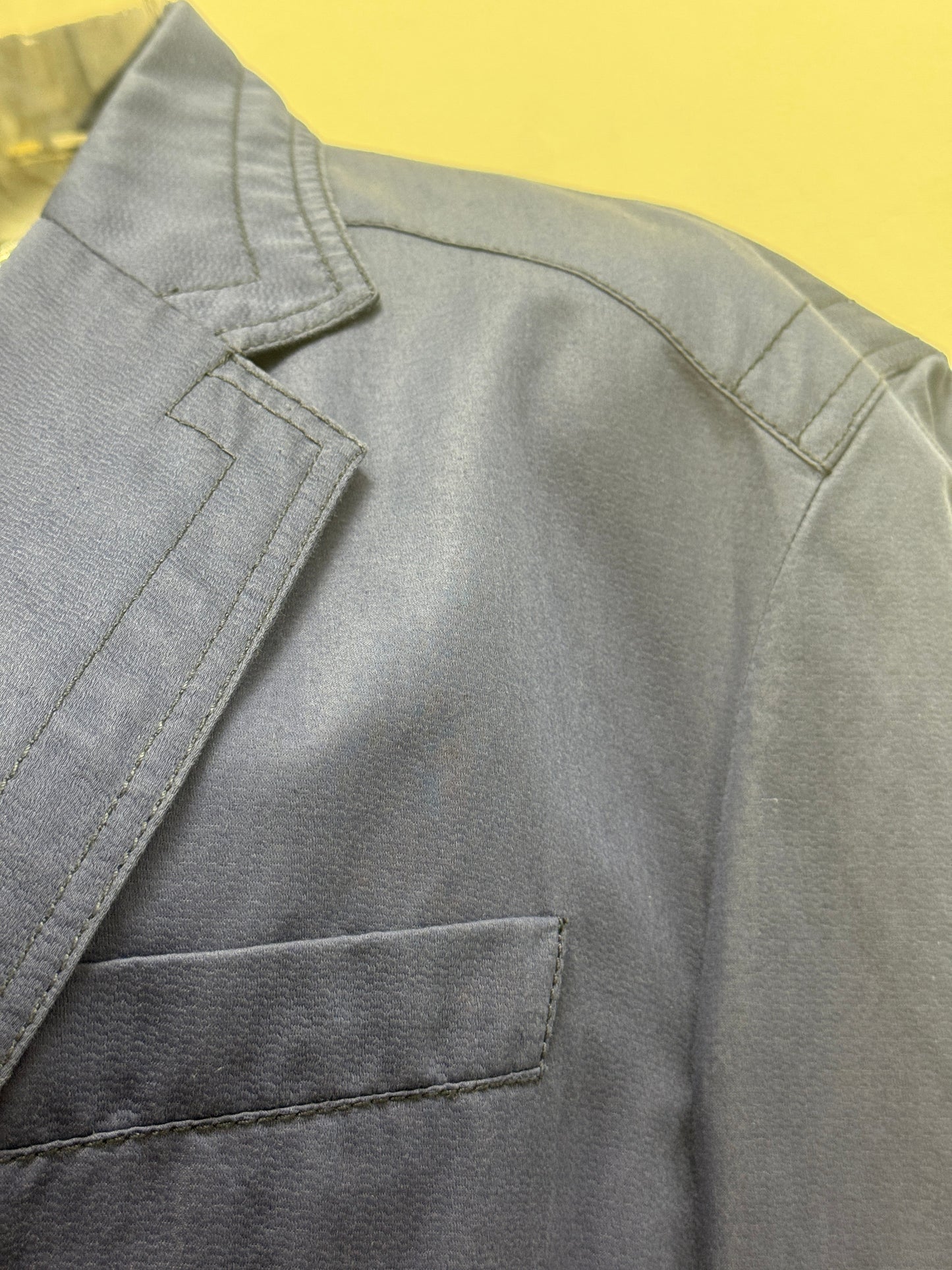 GREENIES Gianni Versace Blue Tailored Single-Button Blazer