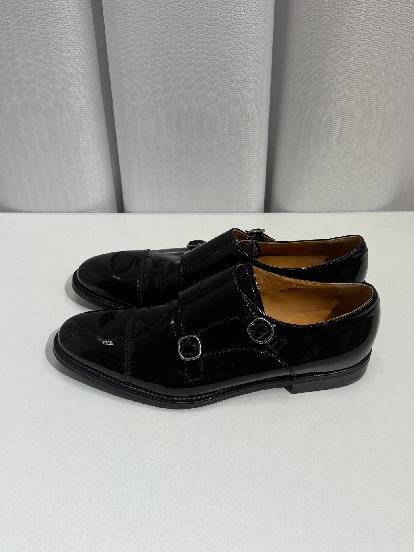 Glossy Double Monk Strap Shoes - GREENIES