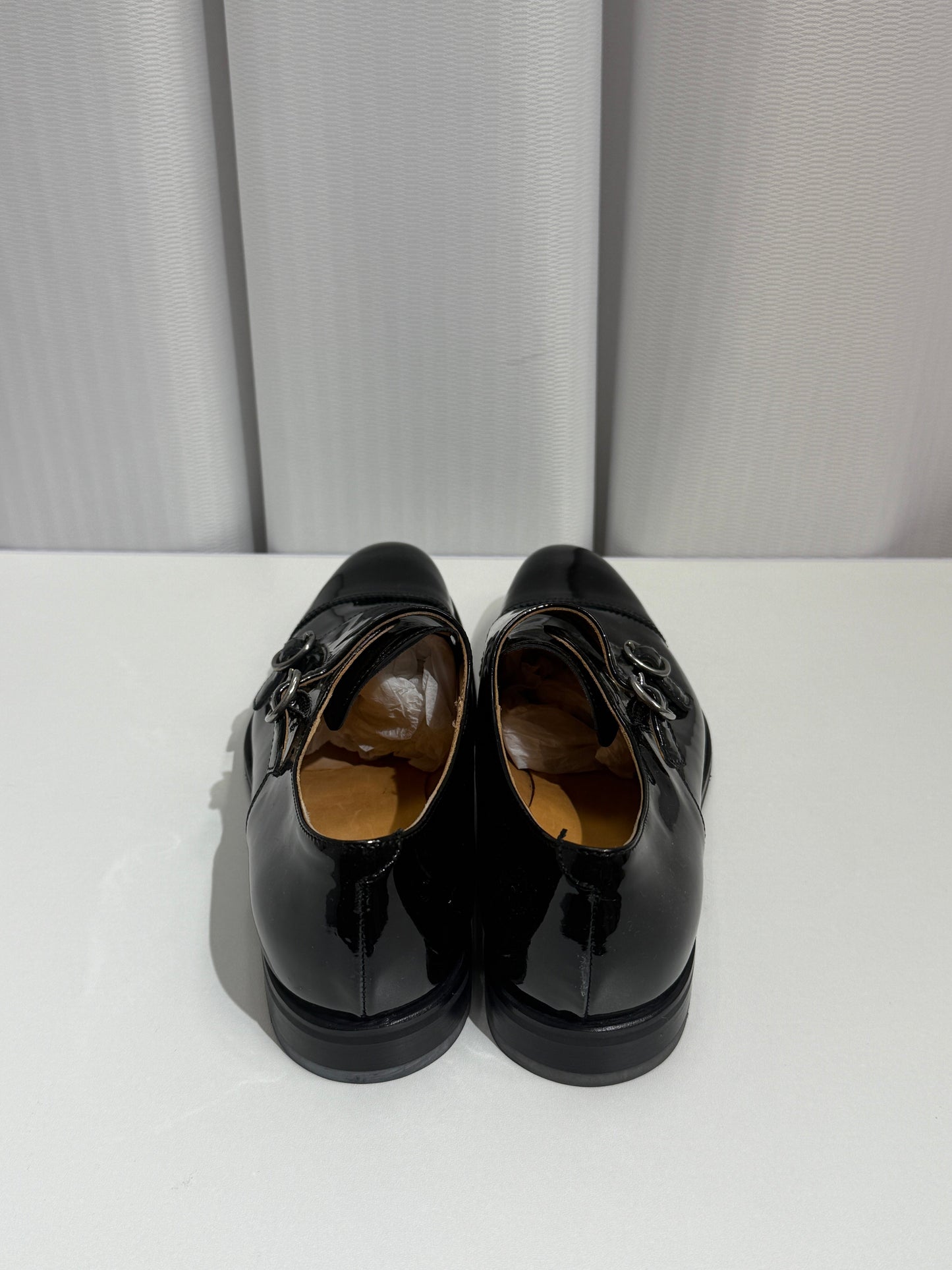 Glossy Double Monk Strap Shoes - GREENIES
