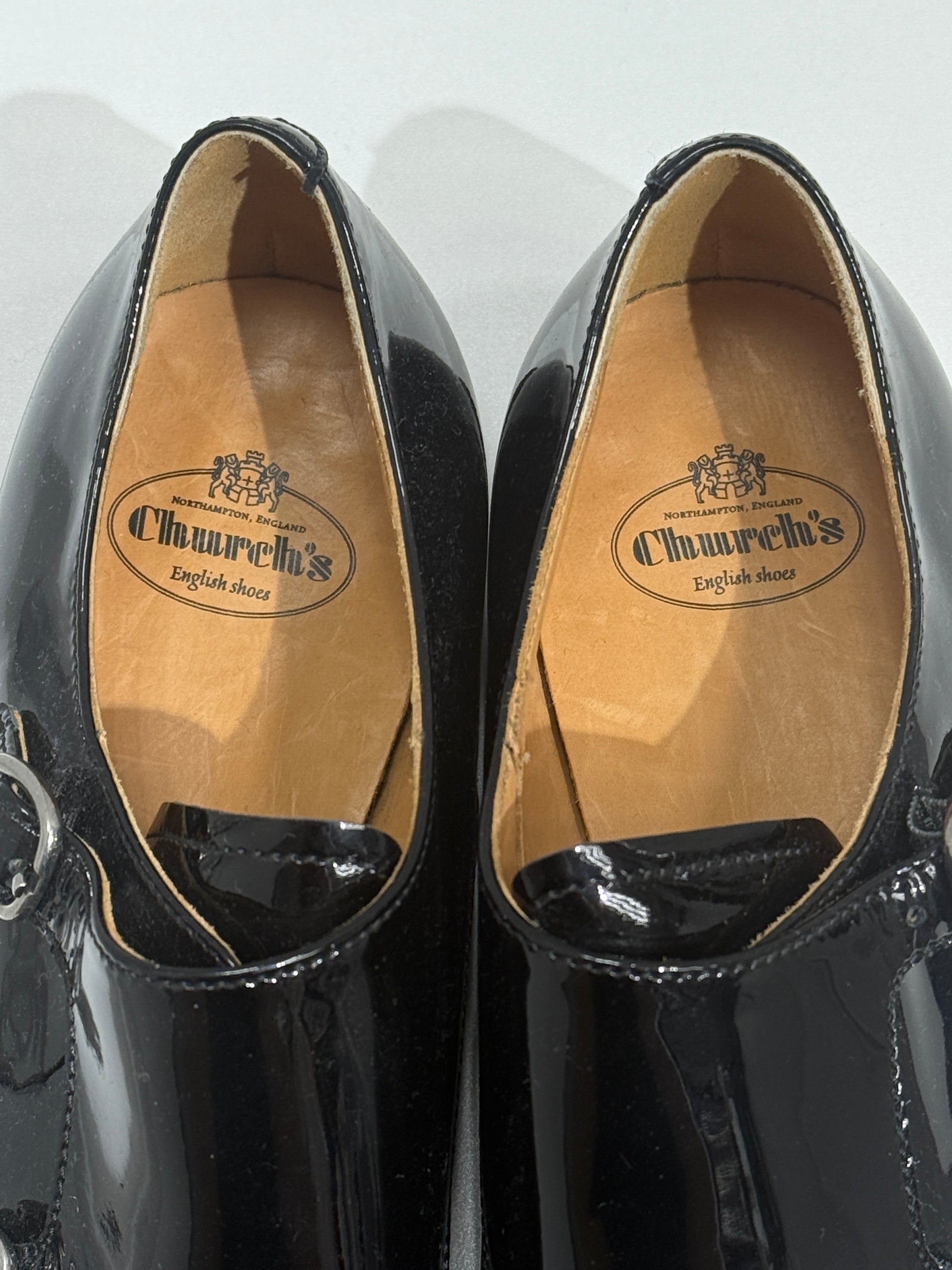 Glossy Double Monk Strap Shoes - GREENIES