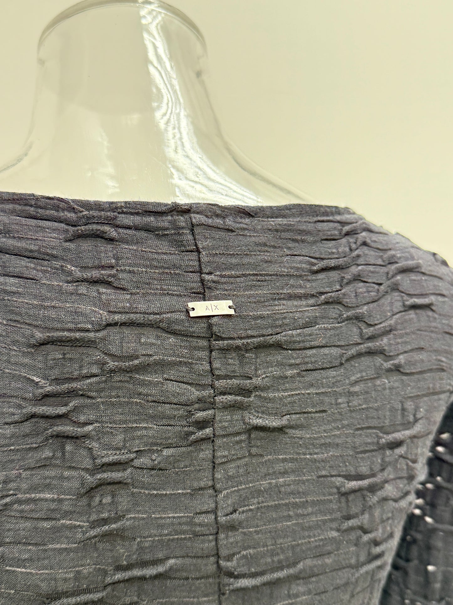 Textured Long Sleeve Fitted One-Piece - GREENIES