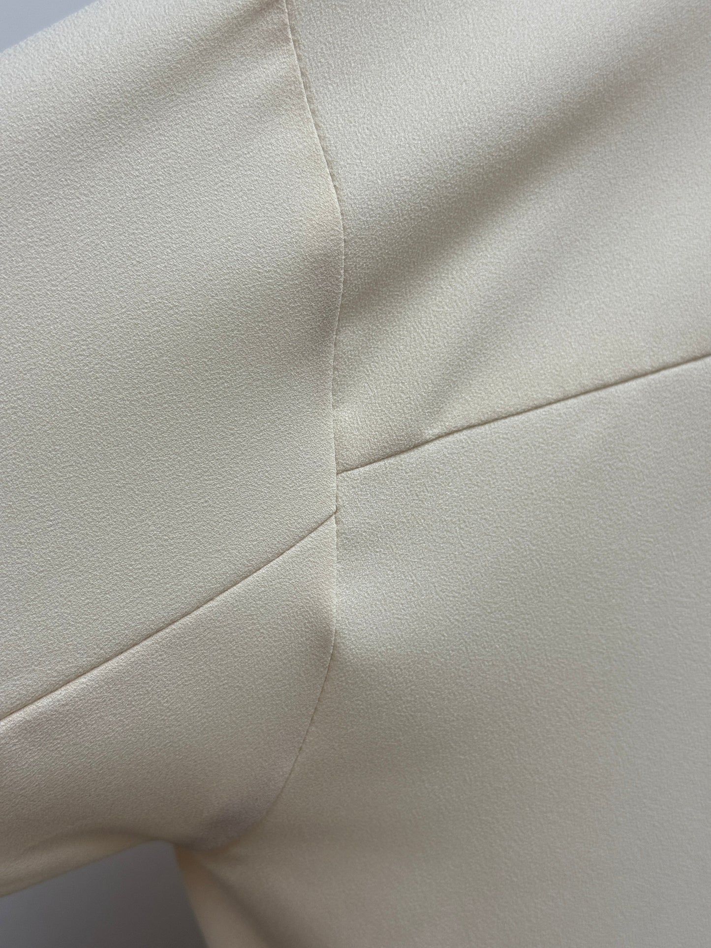 GREENIES MUSE&YAMI Beige Relaxed One-Button Blazer