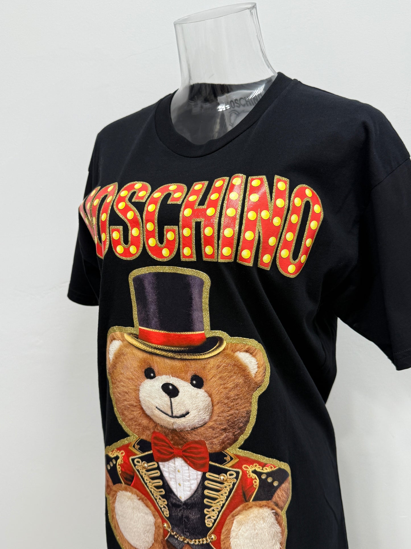 Black Graphic Tee with Bear Print - GREENIES