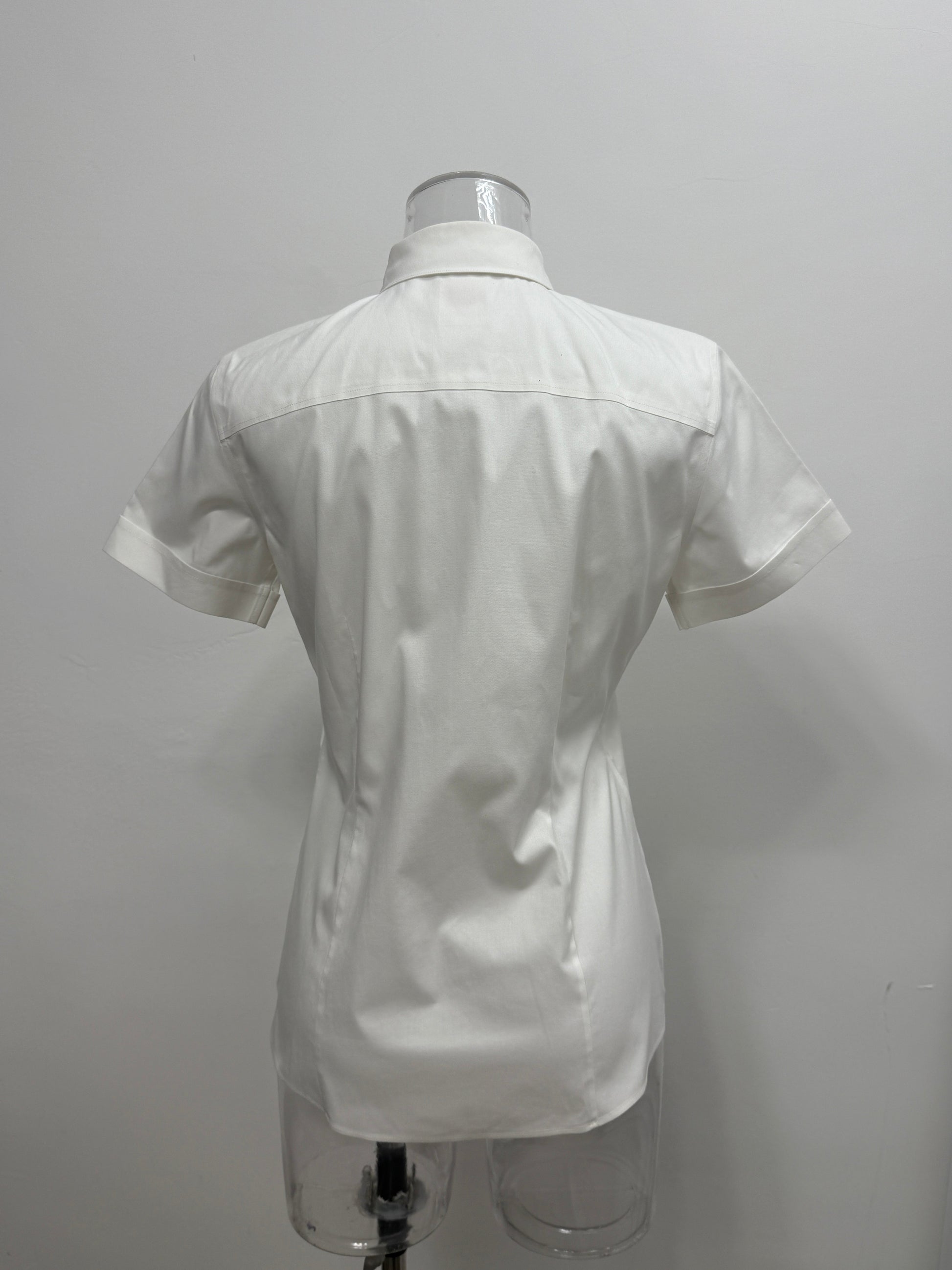 Slim Fit White Cotton Shirt - GREENIES