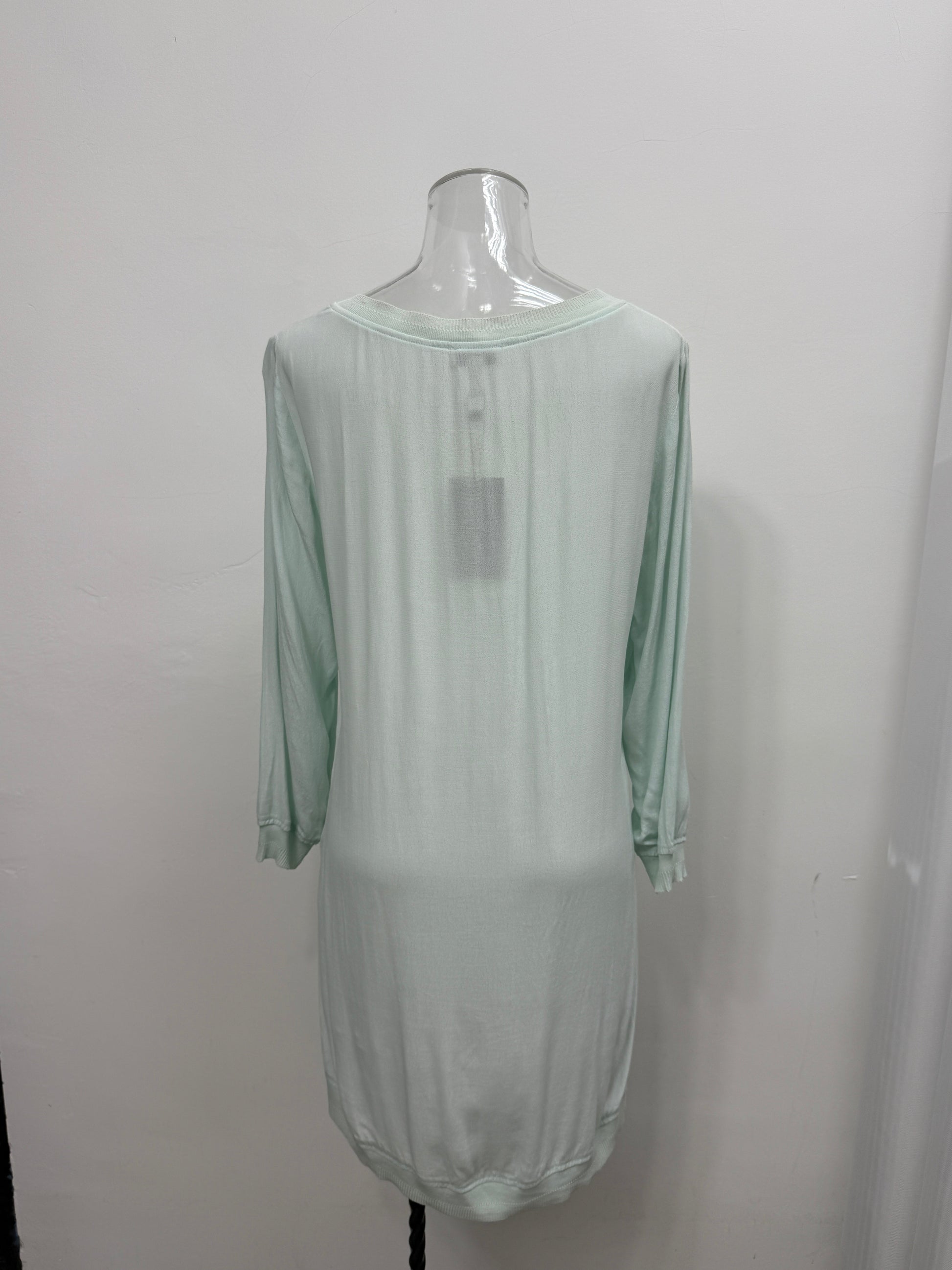 Mint Green Lightweight Longline Top - GREENIES