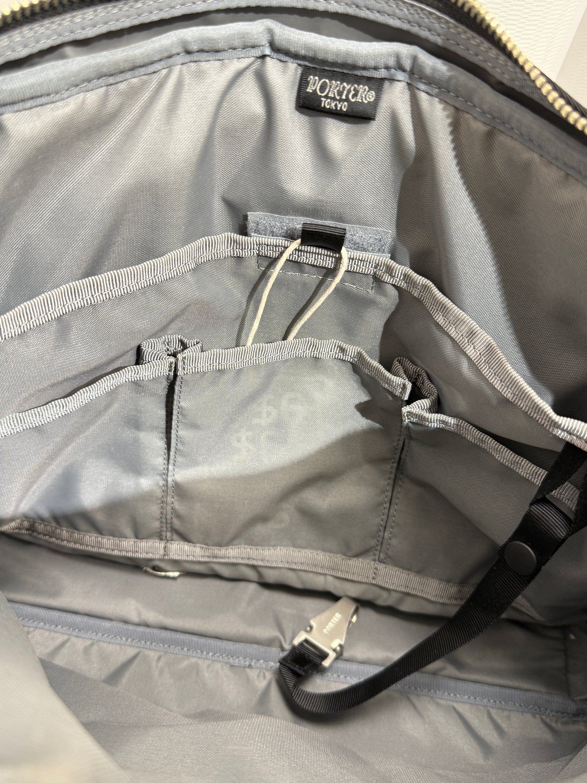 Black Nylon Zip Brief Bag - GREENIES