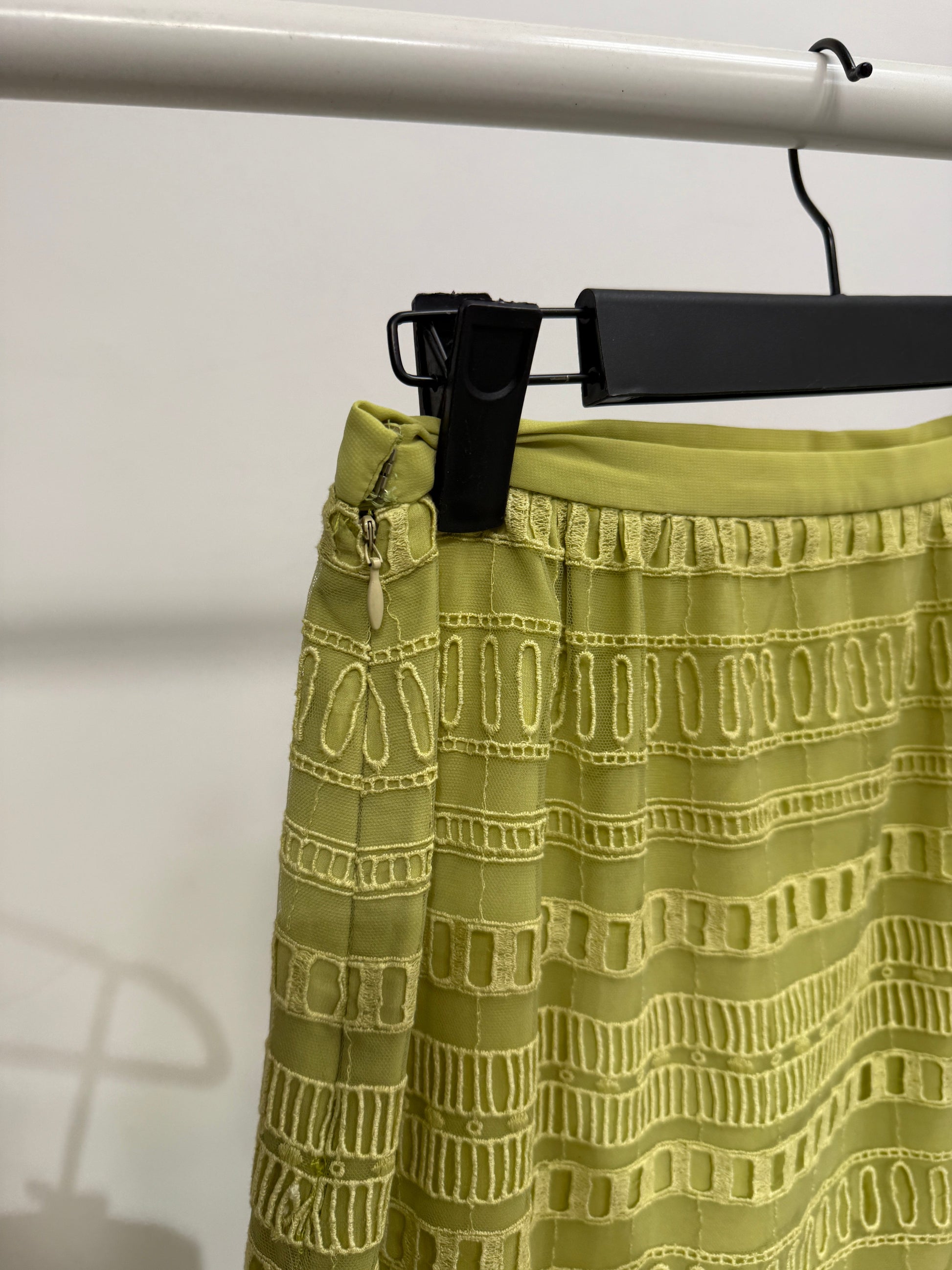 Yellow Lace Trim Two-Piece Set - GREENIES